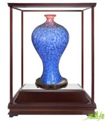 結晶釉花瓶-祿,結晶釉瓶,結晶釉瓷器,陶瓷藝品 台中,青花瓷藝品,花瓶擺飾藝品,結晶釉陶瓷