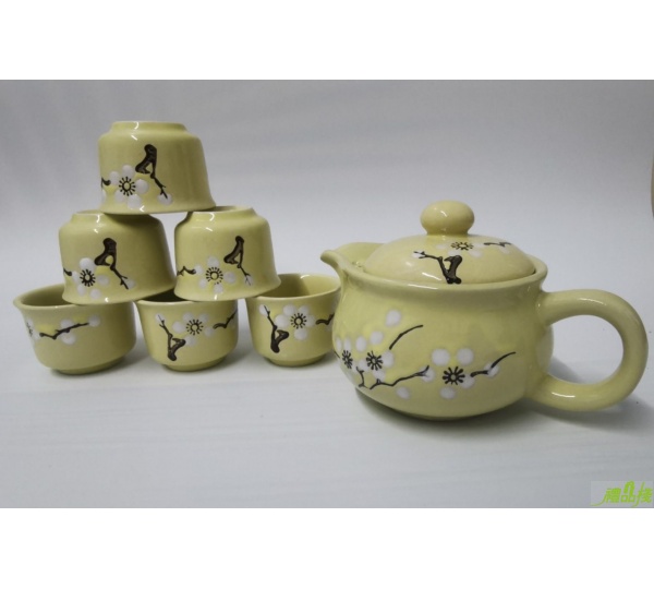 梅花一壺六杯茶具,茶具組,泡茶茶具組,陶瓷茶具組,日式茶具組,茶具組推薦,泡茶組,中式茶具組,茶具組禮盒