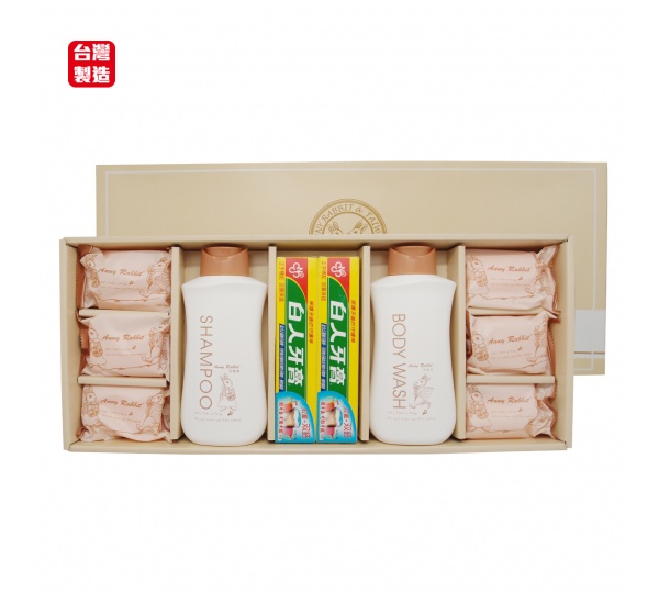 安妮兔沐浴禮盒,白人牙膏禮盒,白人牙膏香皂禮盒,沐浴禮盒批發,香皂禮盒推薦
