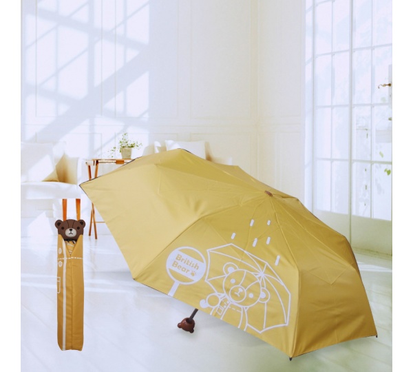 英國熊造型防風折傘,摺疊傘,自動折傘,自動摺疊傘,防風傘