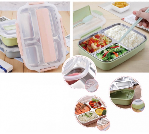 304不鏽鋼餐盒+餐具,304環保餐具,環保餐具訂製,不鏽鋼餐具組